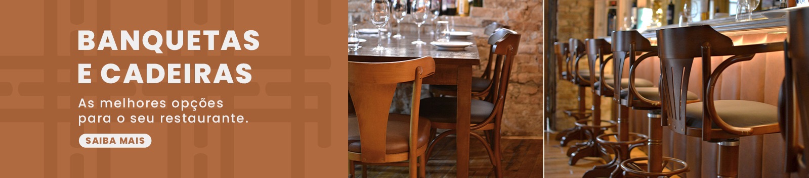 As melhores cadeiras e banquetas para restaurantes